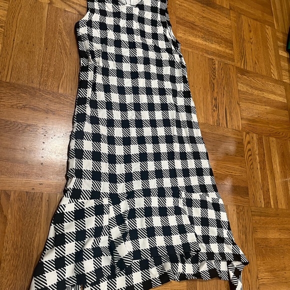 Victoria Beckham checkered holiday christmas tank dress cocktail party frock 6 - Picture 5 of 5